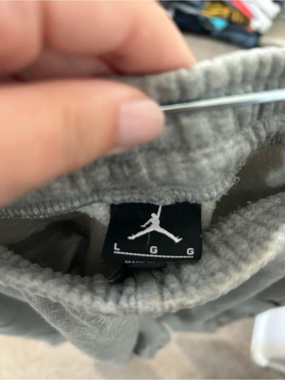 Jordan gray sweatpants
